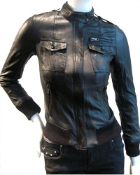 S.W.O.R.D. Carrara leather bomber
